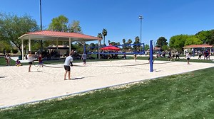 Sand volleyball courts reopen at Sunset Park after two years