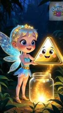 Learn Shapes for Kids | Circle, Square, Triangle | Fun Animated Loop Video#shorts #animatedcartoon