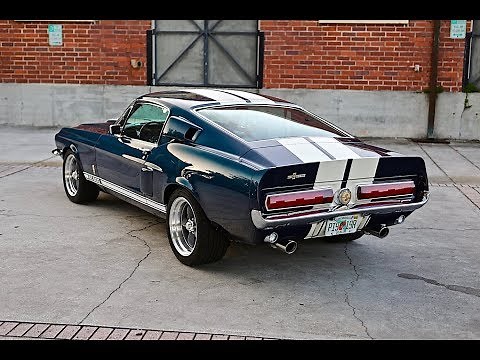Production Car Review - Dark Blue Metallic Revology 1967 Shelby GT500