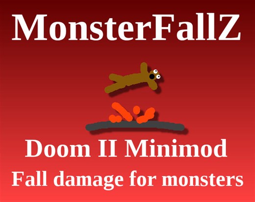 Doom mod for monster fall damage released