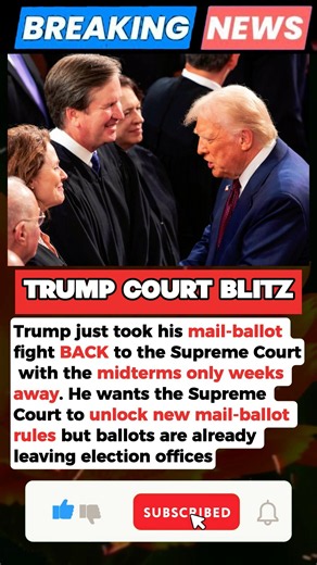 Trump’s Mail-Ballot Fight EXPLODES at Supreme Court #breakingnews #newsalert