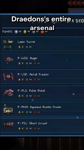 How to get draedon's entire Arsenal