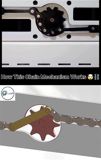 How This Chain Mechanism Works 🤯⛓️ | Sprocket & Chain System Explained