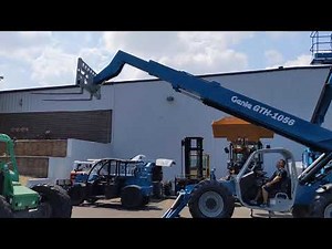 2012 Genie GTH 1056 10,000lb Pneumatic Diesel Telehandler STK 9132