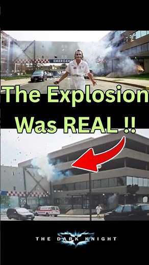The Dark Knight Explosion Scene REAL ?!?!