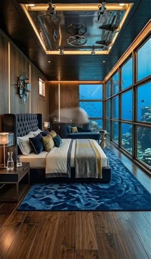 You won’t believe this shipping container turned into a luxury room 😲🌊🏡#containerhome #luxurytrans