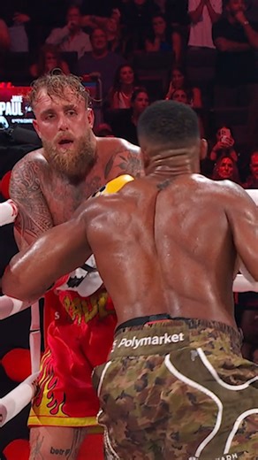 The moment Anthony Joshua knocked Jake Paul out! #JakeJoshua | Netflix