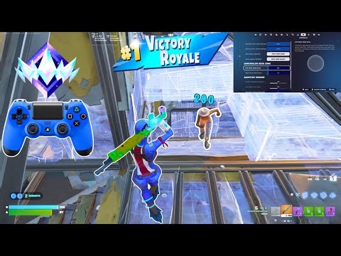 Ps4 Controller Reload Gameplay + Best sensitivity for CRAZY aim assist & FASTEST mechanics