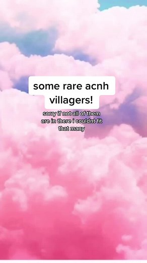 rare acnh villagers!! ✨🥺 #fyp #animalcrossing #viral #acnh | Animal Crossing New Horizon