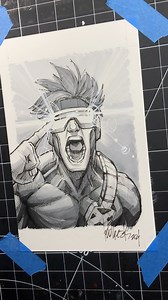 Little tricks like the white out pen at the end #comics #comicart #art #timelapseart #illustrator #manga #anime #toddbeats #cyclops #xmen #marvel | Todd Beats