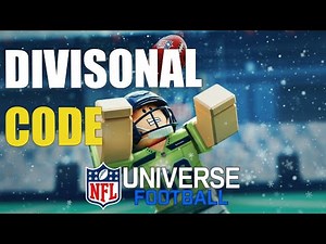 [🥇DIVISONAL] NFL UNIVERSE FOOTBALL CODES 🏈[ROBLOX]🏈