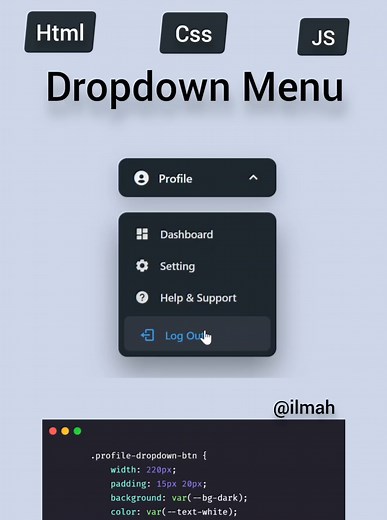 Creating Interactive Dropdown Menus with HTML, CSS, and JS