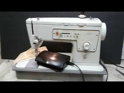 How to sew on SINGER Stylist Zig Zag Model 413