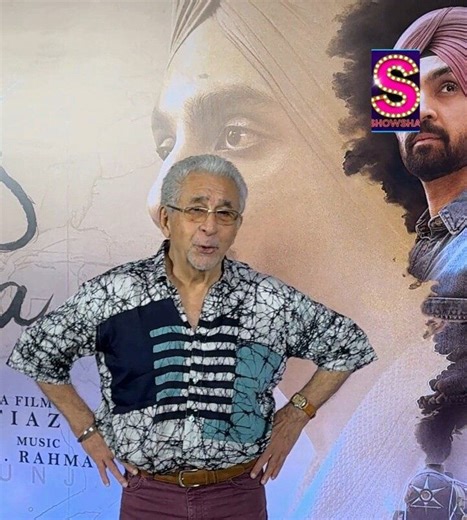 Naseeruddin Shah gets papped at the trailer launch of Mai Vapas Aunga