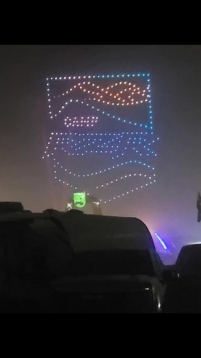 Camp Razr Drone Show last night.♥️ | Yvette Barnett