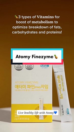 Atomy finezyme (60 packs) #nutrition #healthylife #healthhack #koreansupplements #koreanproduct #fyp