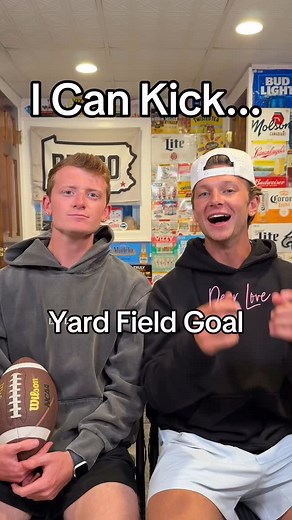 Can Joey Kick A 51 Yard Field Goal?? - - - #fieldgoal #sports #challenge #football #sportschallenge #highlandbros | Highland Bros