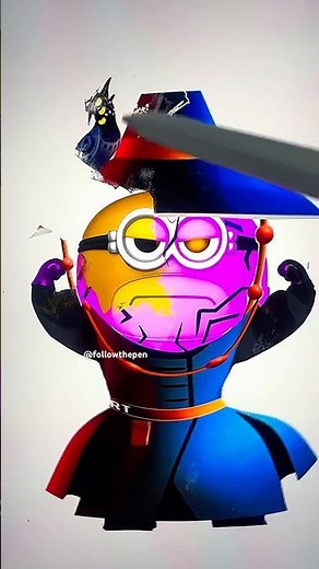 ✨I turned Mega Minion into Demon from K-pop demon hunters ✨ and result is so cute