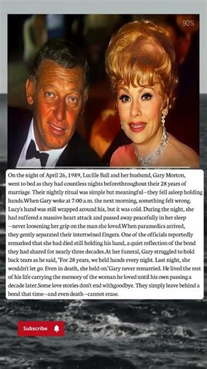 She Held His Hand Until Her Final Breath | The Heartbreaking Love Story of Lucille Ball