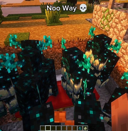 Minecraft is this Warden Golems 👀 #shorts #minecraft #memes #50