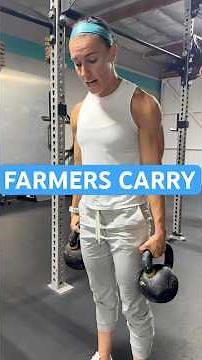 Farmers carry technique! #crossfit #workouttutorial #farmerscarry #fitness