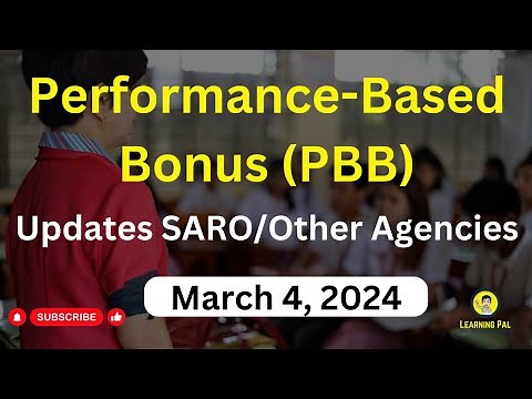 Performance-Based Bonus (PBB) March 2024 Updates