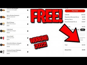 *STILL WORKING* How To Get FREE DOORDASH October 2022! DoorDash Discount Code! (CODE IN DESCRIPTION)