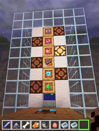 Big winner! Won the Elytra on the tower of luck casino game in Minecraft #elytra #minecraft #casino