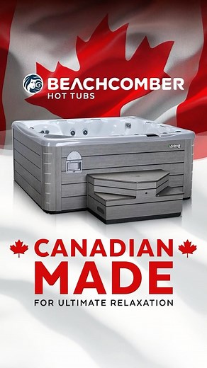 🇨🇦 Made in Canada, Loved Worldwide! 🇨🇦 Quality you can see. Craftsmanship you can feel. Every Beachcomber Hot Tub is designed, engineered, and assembled with care in our British Columbia factory. 🛠️✨ 💙 Experience industry-leading innovation and ultimate relaxation. Shop now! #MadeInCanada #BeachcomberHotTubs #QualityCraftsmanship #LuxuryRelaxation #LinkinBio | Beachcomber Hot Tubs