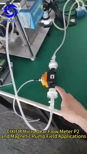 CIXIFM Micro Gear Flow Meter P2 and Magnetic Pump Field Applications #flowmeter #flowmeter