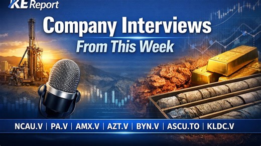 7 Company Interviews From This Week 7 NCAU.V, PA.V, AMX.V, AZT.V, BYN.V, ASCU.TO, KLDC.V