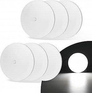 RV Light Interior 12V, 5Inch RV Ceiling Dome Light, LED Puck Lighting with ON/Off Switch, 700LM Camper Lighting Fixture for Boat Camper Trailer Car (Cool White 6Pack)