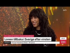 Loreen - Morgonstudion Interview (17.05.2023, SVT) [EN Subtitles]