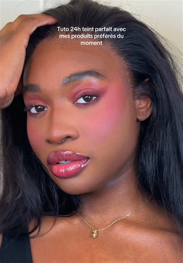 Mon tuto teint parfait 😻 @elfcosmetics @Armani beauty @L’Oréal Paris @NYX COSMETICS FRANCE @Laura Mercier @KIKO Milano @Revolution Pro #makeup #ugcmakeup #burgundy #blackgirlmakeup #explorepage✨