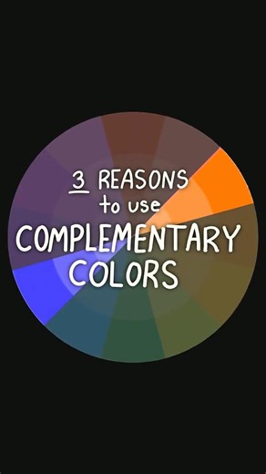 3 Reasons to use Complementary Colors #art #drawing #colortheory #colorpalette #arttips By ‪@KiarartZ‬