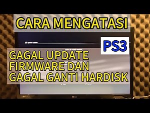 HOW TO OVERCOME PS3 FIRMWARE UPDATE FAILURES AND REPLACE PS3 HARD DRIVE. READ THIS ‼️