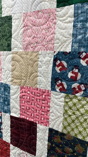 13 reactions | This cozy lap robe is all finished and ready to head home ❄️ The Let It Snow stitch-out adds soft texture throughout, with Hobbs 80/20 batting provided here in the studio. I also prepared the customer’s backing yardage by sewing it together and added the binding while it was on the quilting table. A sweet, comfortable finish from start to end. 淋✨ #LongarmQuilting #LapRobe #LetItSnow #Hobbs8020 #QuiltersOfInstagram | Snowbird Quilts | Facebook