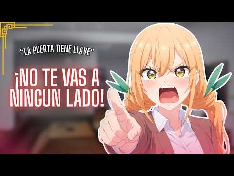 Tu TSUNDERE POSESIVA cierra la puerta y te obliga a quedarte 💢 | ASMR Roleplay
