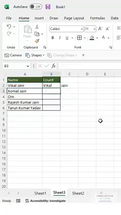 How to count words in Excel Only works with office 365. #excel #textsplit #counta | Excel By Vikal