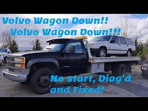 Volvo Wagon Wants More Parts! Stranded with Ice Cream. No start condition diagnosed and fixed!