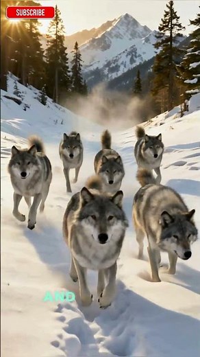 Gray Wolf: The Legendary Hunter of the Wild 🐺❄️ #wildlife #naturefacts #wildlifefacts