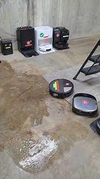 Which robot vacuum handles water the best? #robotvacuum #testing #vacuum