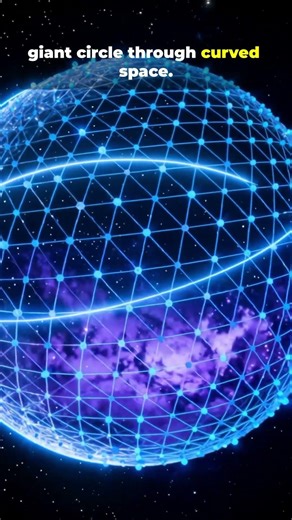 The Cosmic Boomerang #UniverseLoop #CurvedSpace #cosmology #shorts #spacefacts