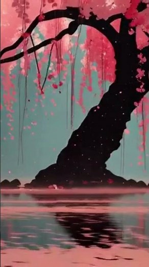 Silent Screensaver Japanese Blossoms by Melody Vibes | Music Channel