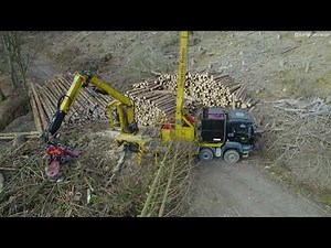 *4K* / Seilbahn Action ~ Forstbetrieb Wechselberger