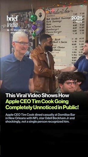 No One Recognized Apple CEO Tim Cook at This New Orleans Restaurant, Until the Video Went Viral!