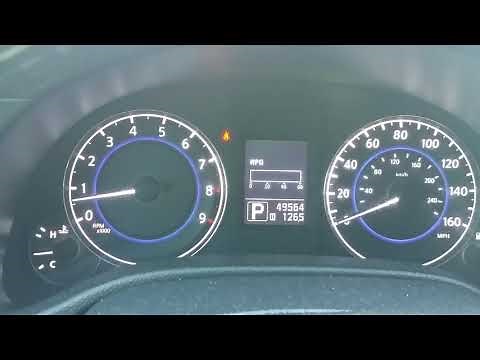 2013 INFINITI G37 OIL LIGHT RESET