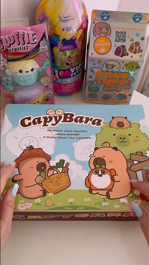 Capybara Mystery Box Unboxing 🦫✨ Cute Capybara Surprise Reveal
