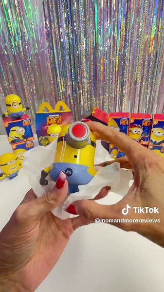 Opening more Despicable Me 4 💛 Happy Meal Toys! @McDonald’s 🍌There are 10 Minions to collect and I have them all! In this Reel I Unbox #’s 2 & 7! Ron & Mega Mel! 🙌🏻 it’s cool to switch the bodies up! 😆🤪 Who’s your favorite Minion? The 10 Minions are: Ralph, Ron, Mega Gus, Pit Crew Ron, AVL Jerry, Mega Dave, Mega Mel, Mega Tim, AVL Dave, & Mega Jerry! 💛Start collecting yours today! 🎥 🍿Despicable Me 4 will be released on July, 3rd 2024! Full Happy Meal Unboxing video on my YouTube channel