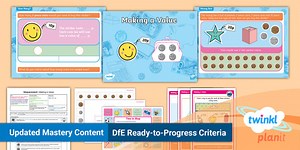 PlanIt Maths Year 1 Measurement Lesson Pack 3: Making a Value